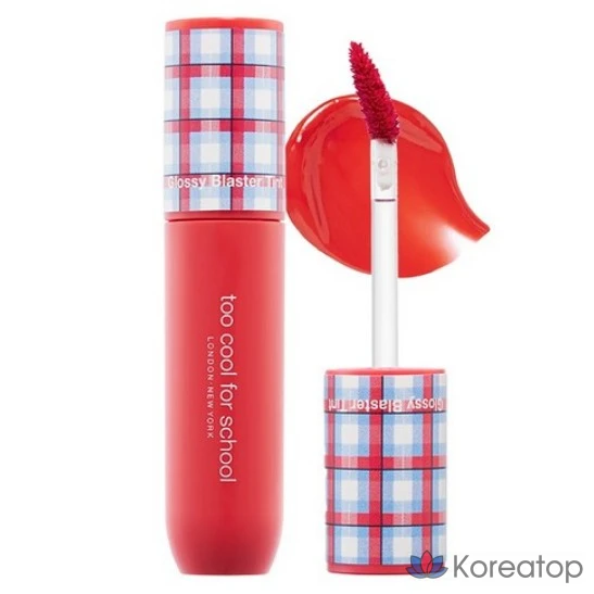 Блестящая помада Too cool for school Glossy Blaster Lip Tint, 4,8 мл, 07 Tangy Grapefruit, 3,4 г, 1 шт.
