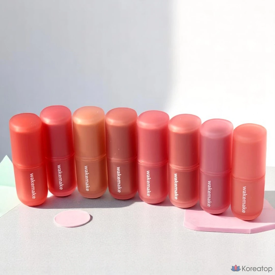 Wakemake Water Blurring Layer Tint Water Gel Moisturizing Moist Lip Priming Firm Adhesion, 1 шт., 4,6 г, #05_Pale Haze