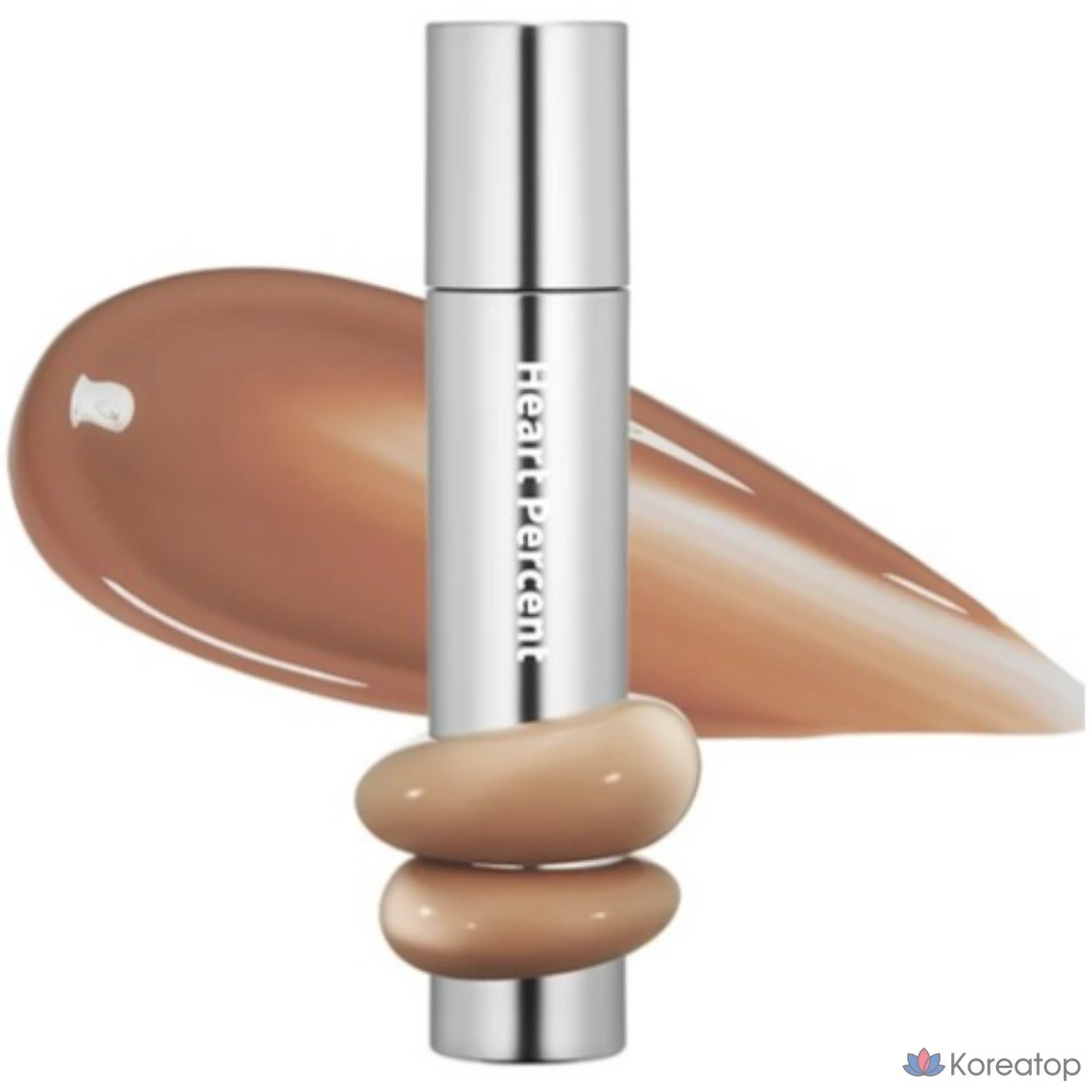 Тинт для губ Heart Percent Dot On Mood One Way Glow 4 г, оттенок 07 MUTED Caramel, 1 шт.