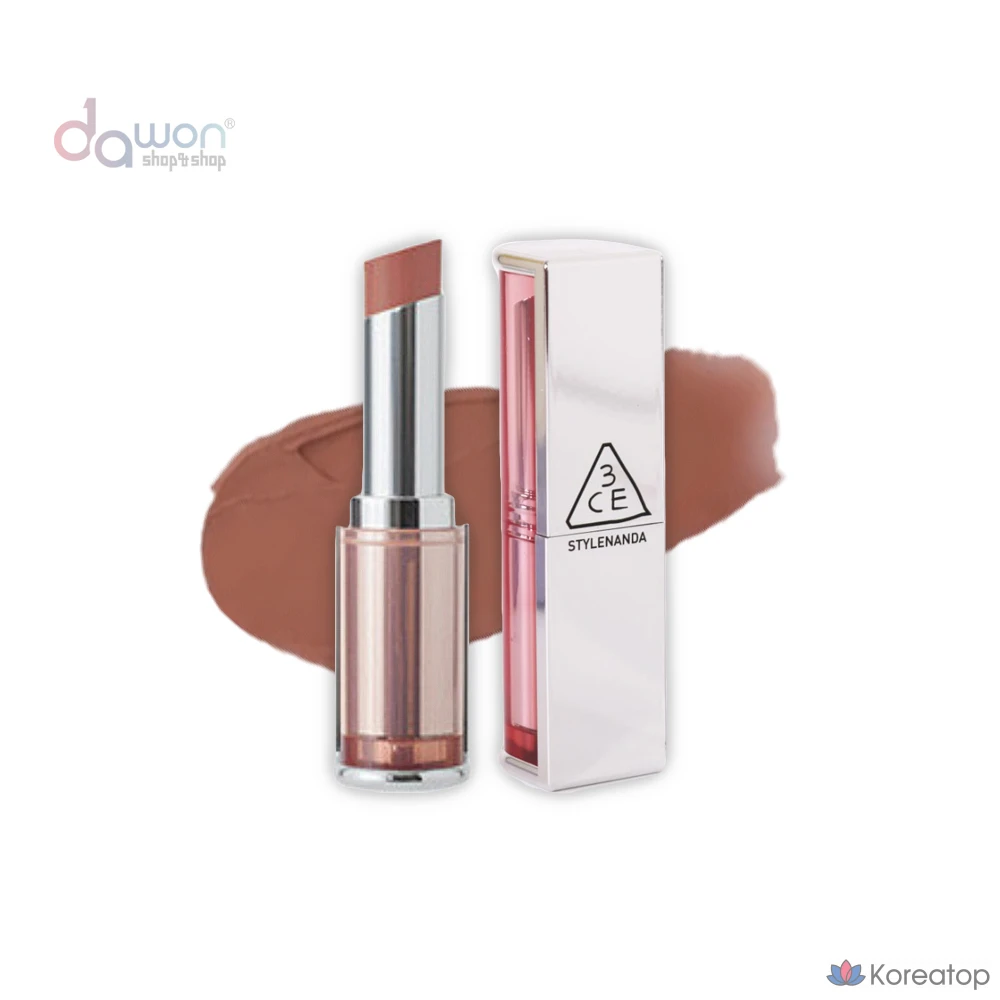 3CE Матовая матовая помада Matte Blur, 1 шт., цвет #Арахисовый Бежевый