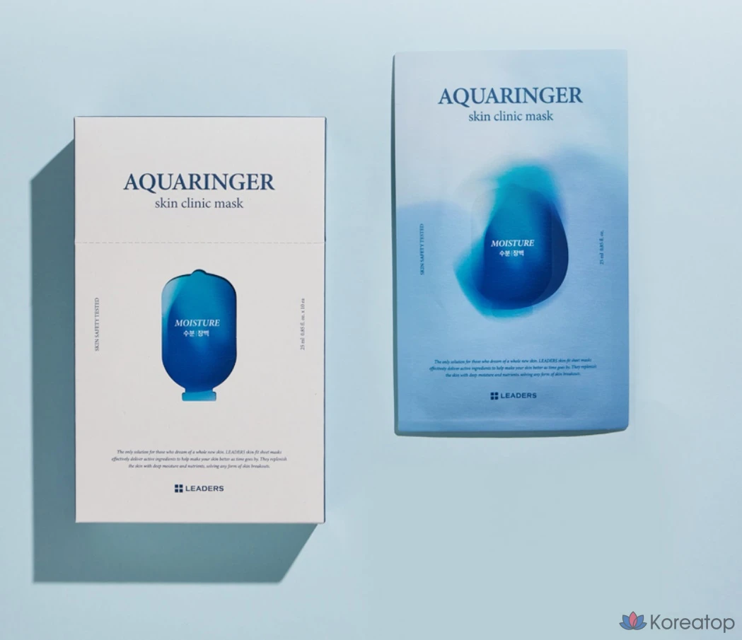 Маска для лица Leaders Aquaringer Skin Clinic, 25 мл, упаковка из 10 штук (2 шт.), фото 6