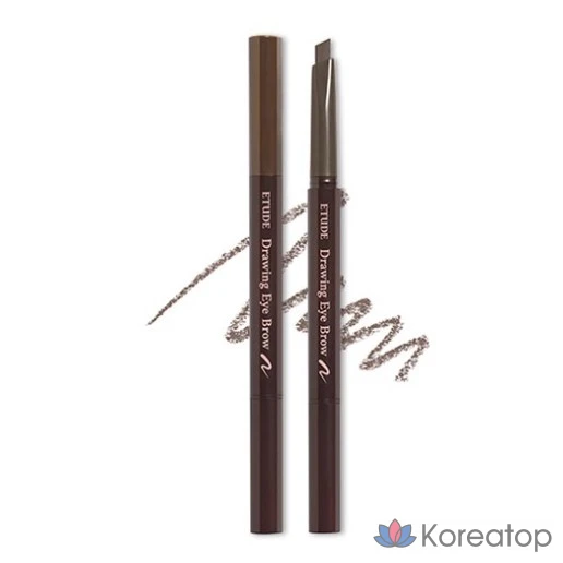 Карандаш для бровей Etude House Drawing Auto Pencil, 0,25 г, цвет пепельно-коричневый, 1 шт.