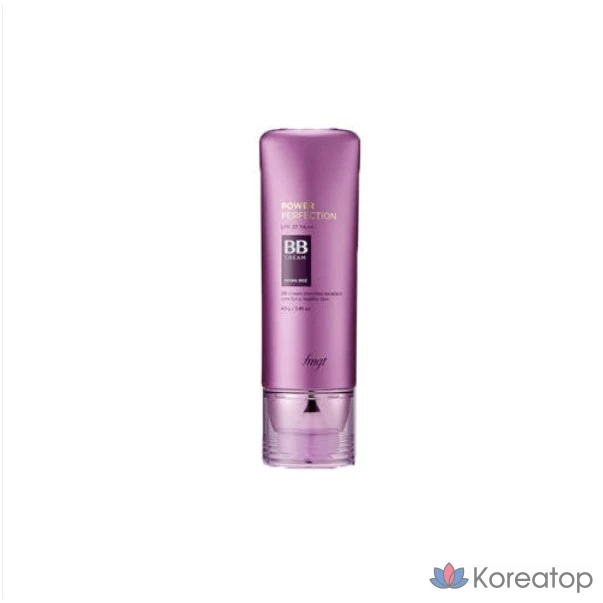 BB-крем The Face Shop Power Perfection SPF 37 PA++, 201, абрикосово-бежевый, 40 г, 1 шт.