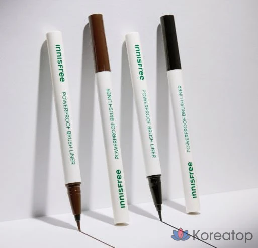 Подводка для глаз Innisfree Powerproof Pen Liner, 0,6 г, № 2, коричневая, 1 шт., фото 6