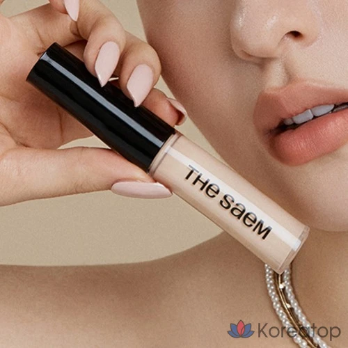 Консилер The Saem Cover Perfection Tip, 6,5 г, 1 шт., светло-бежевый., фото 2