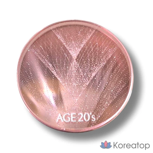 Футляр для эссенции Age 20's Twinkle Edition + сменный блок 12,5 г x 3 шт., № 13, розовый, светло-бежевый, 1 шт.