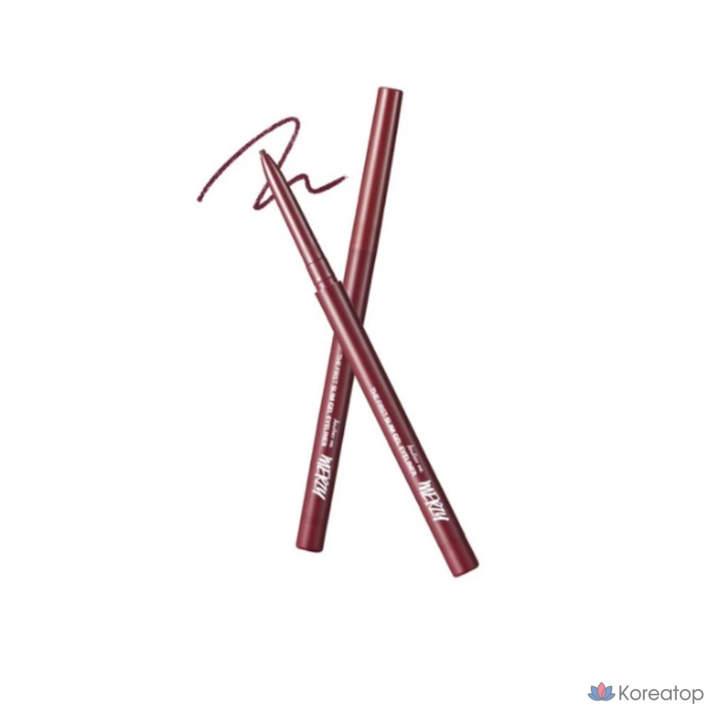 Гелевая подводка для глаз MERZY the First Slim Gel Eyeliner, 0,05 г, цвет GS5 Burgundy Beryl, 1 шт.