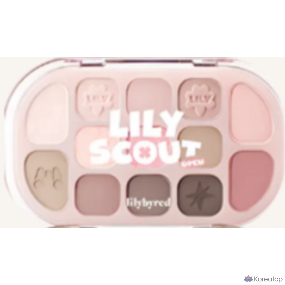 Палетка теней Lilybyred Dewy Fit, оттенок Rose, 1 шт.