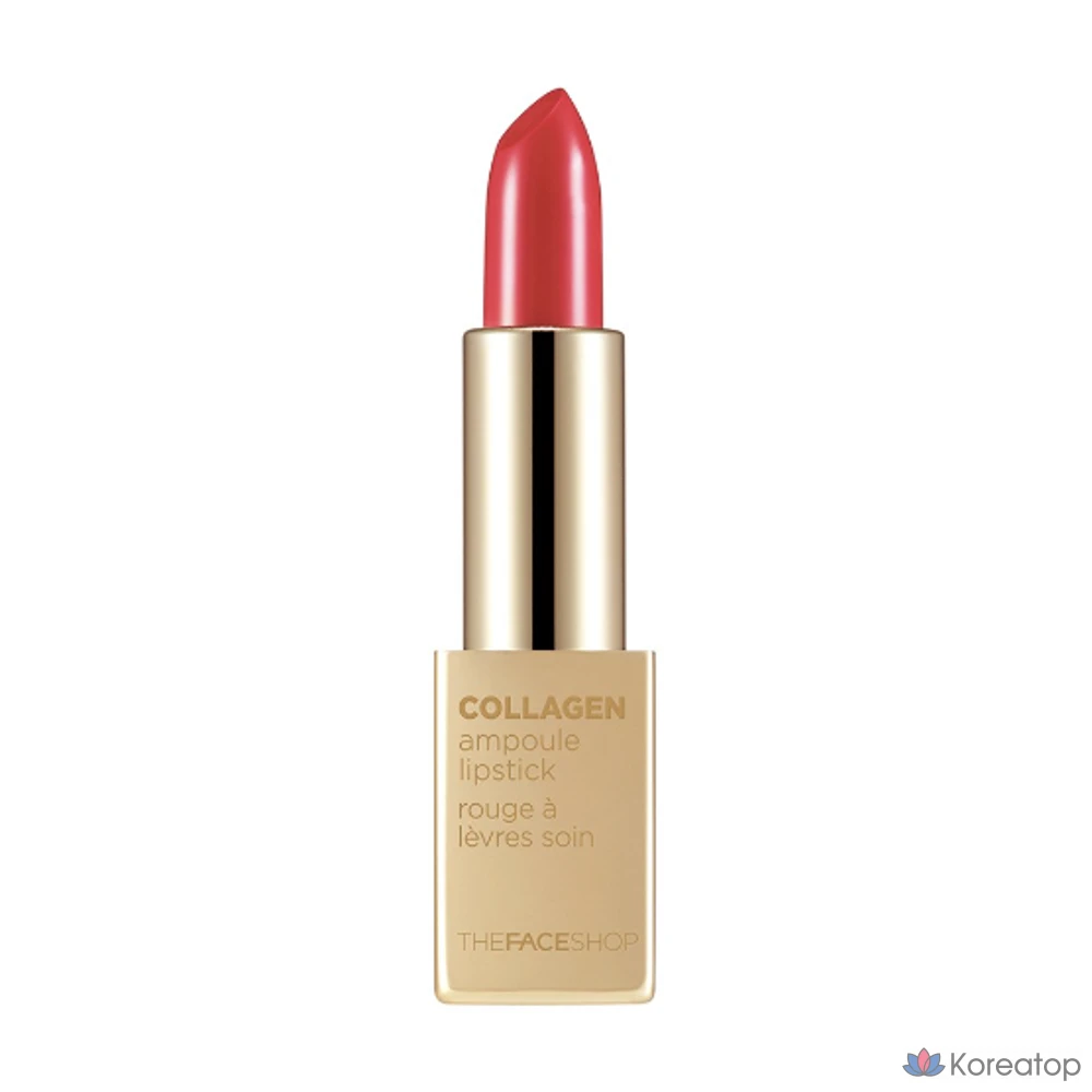 Помада-ампула с коллагеном от The Face Shop, 3,5 г, 14 оттенков, цвет Moroccan Rosa, 1 шт.