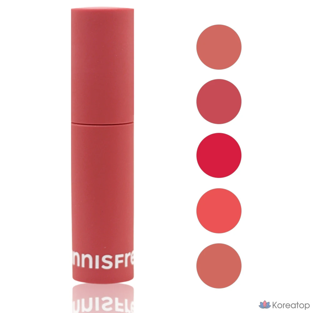 Innisfree Airy Matte Tint, 8 оттенков, цвет «теплый коралловый», 1 шт.