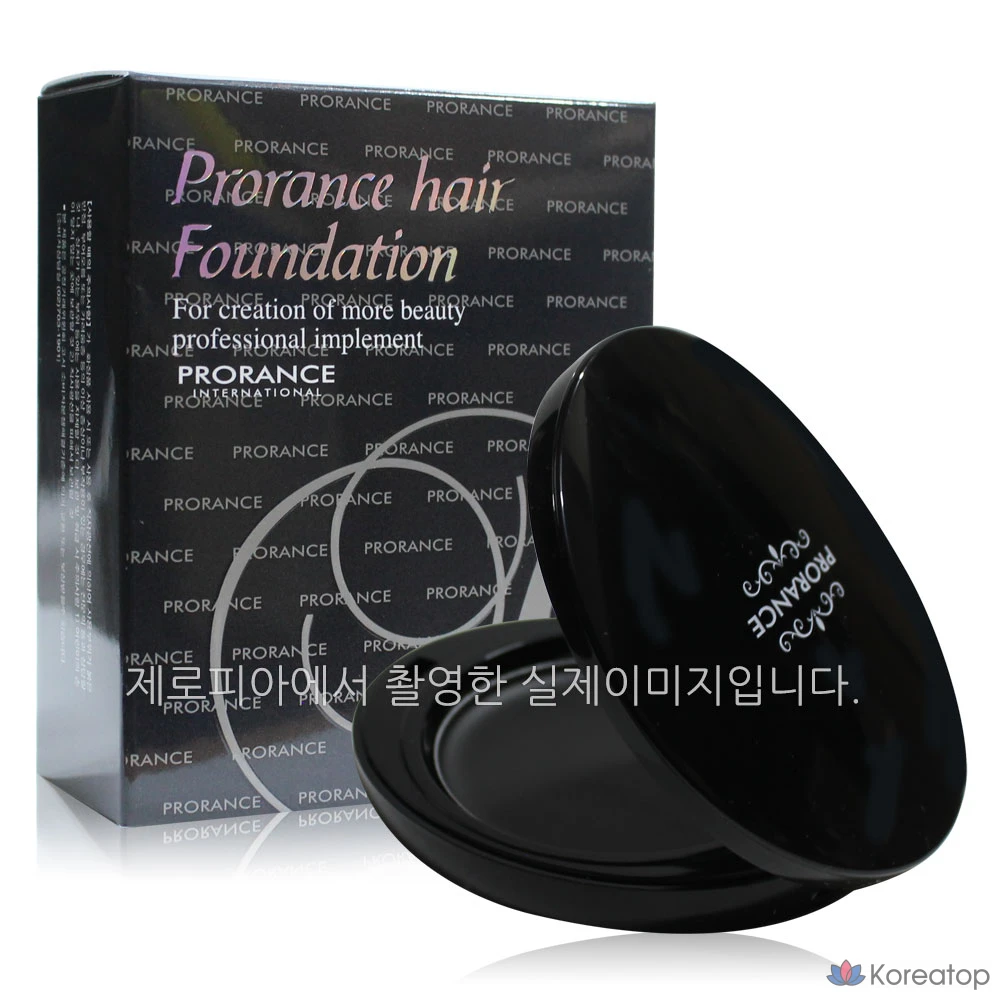 Тональный крем для волос Prorance Hair Foundation 9,5 г, компактная тушь для маскировки седых волос, 2 шт., черный, 1 шт., фото 3