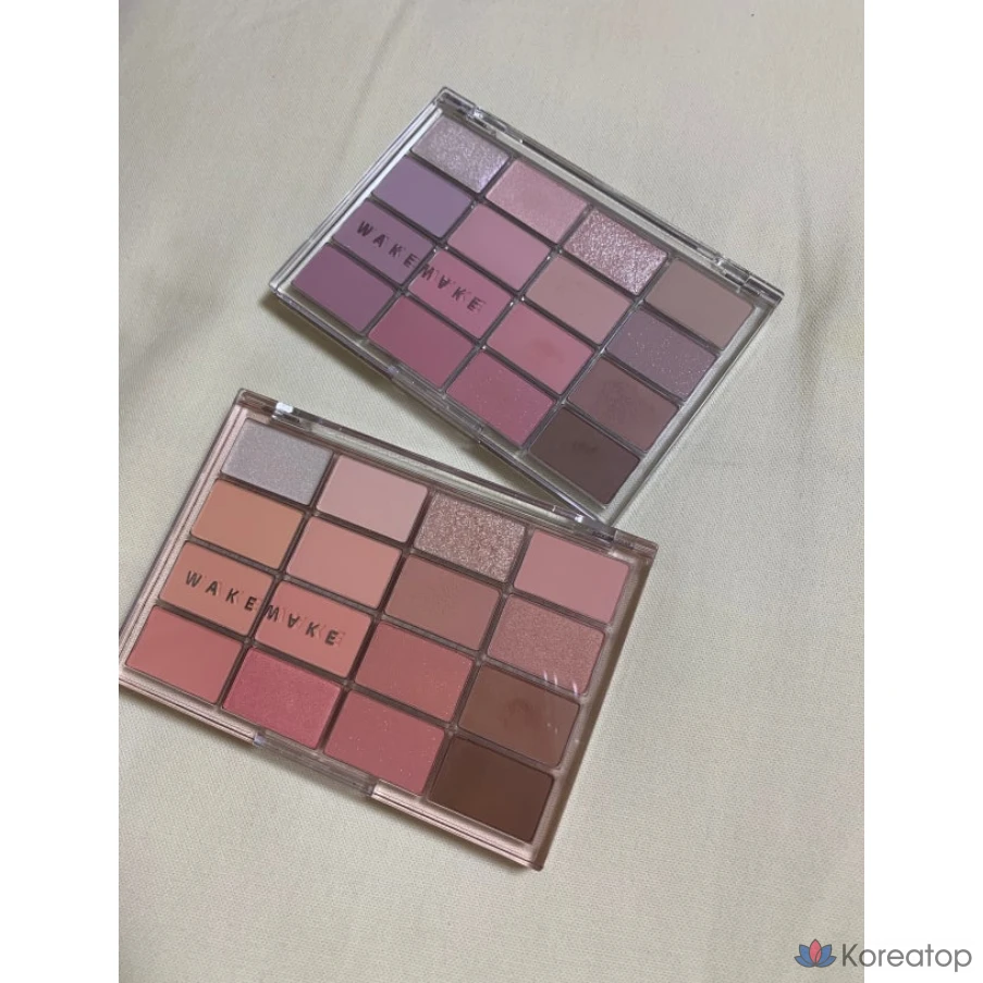 Палетка теней для век WAKEMAKE Soft Blurring Eye Palette, 16 оттенков, оттенок Sunset Blurring, 1 упаковка