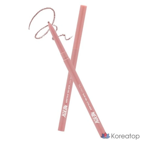 Гелевая подводка для глаз MERZY the First Slim Gel Eyeliner 0.05g, GS6 MAUVE ROSE, 1 шт.
