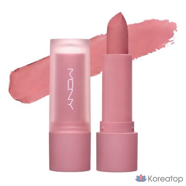 Матовая пудровая помада Mqny New York 3,5 г, 1 шт., 01 PINK SHOWER