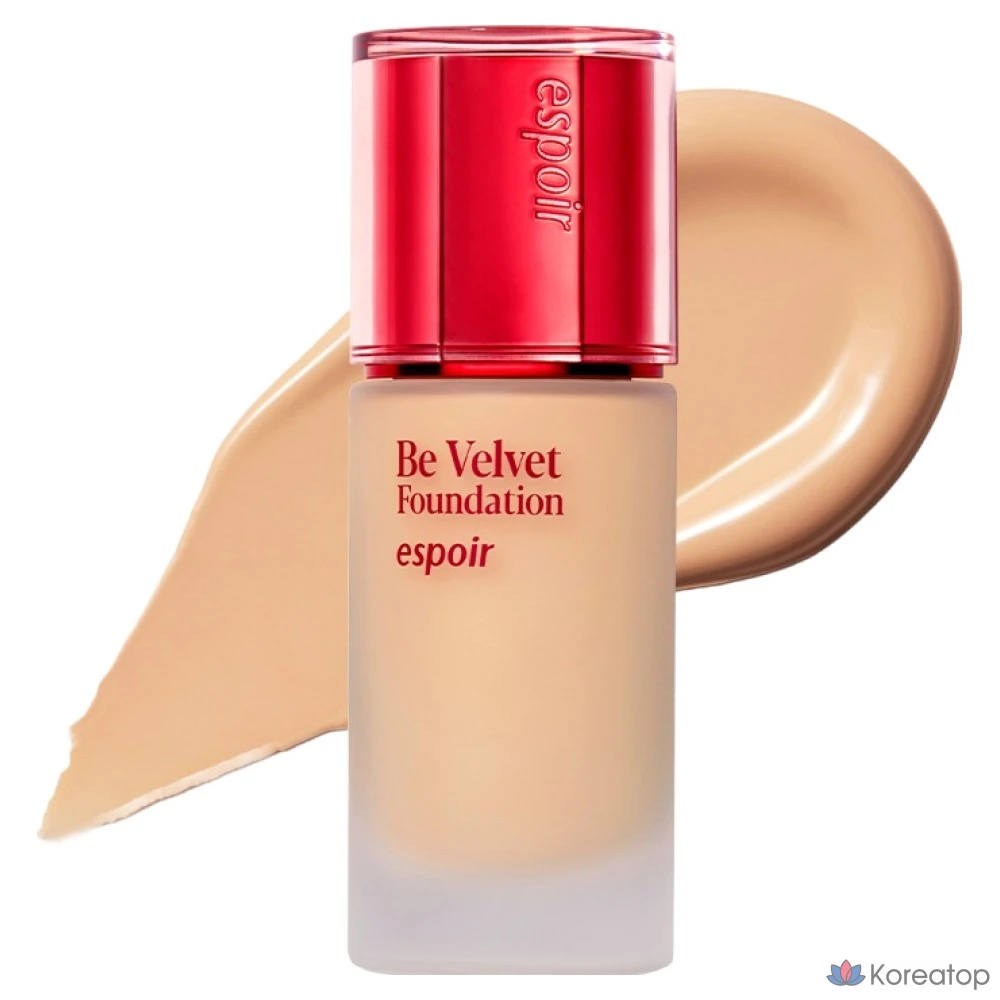 Espoir Bevelvet Foundation SPF22 PA++ 30 г, 1 шт., 25N нейтральный загар