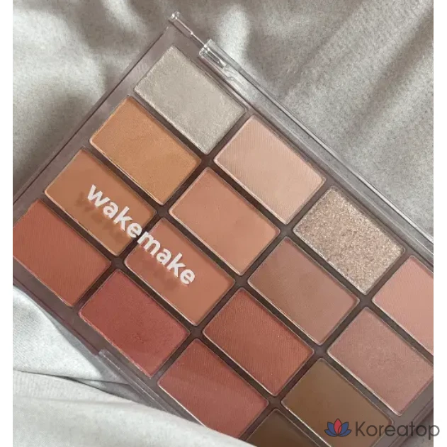 Палетка теней WAKEMAKE: 25 оттенков Healthy Coral Blurring, 08 оттенков Candy Coral Eye Palette, 05 оттенков Muted Coral Blurring, 1 шт.