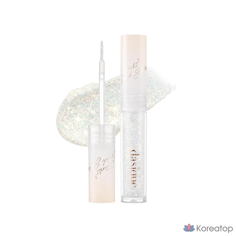 Жидкие блестки Dasique Starlit Jewel 1,8 г, цвет Frozen Gold 1, 1 шт.