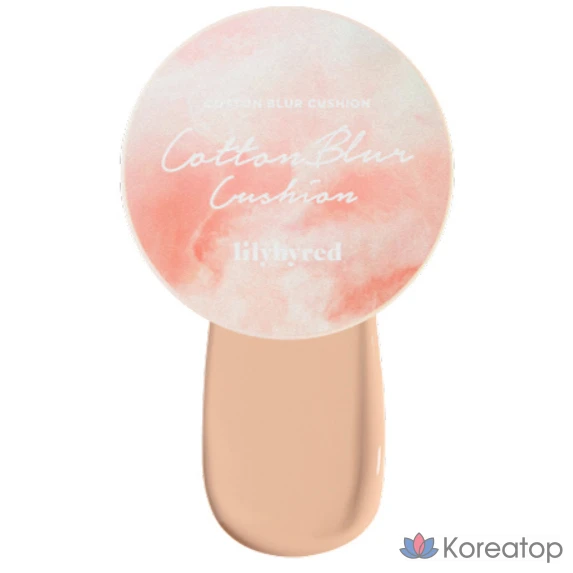Тональный крем-кушон Lilybyred Cotton Blur 15 г, № 21 телесного цвета, 1 шт., фото 2