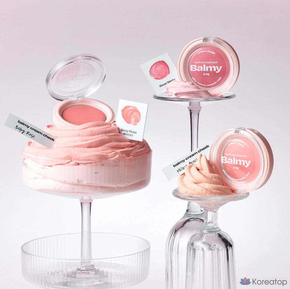 Кремовые румяна ALTERNATIVE STEREO Bami Cream Cheek, 2,5 г, 1 шт., 4 ягоды розы, фото 5