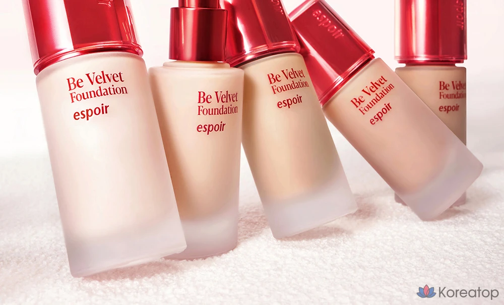 Espoir Bevelvet Foundation SPF22 PA++ 30 г, 1 шт., 25N нейтральный загар, фото 3