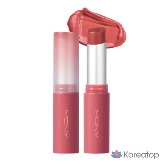 Помада Mqny New York Glow Melting Lipstick, оттенок 02 Nudy Apple, 3,5 г, 1 шт.
