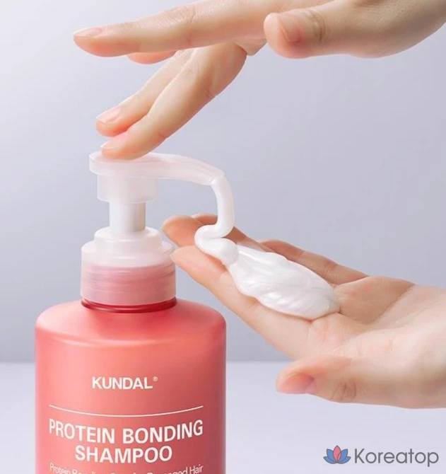 Набор Kundal Protein Damage Care: шампунь с ароматом фиолетового муге 500 мл + средство для ухода 250 мл, 1 комплект.