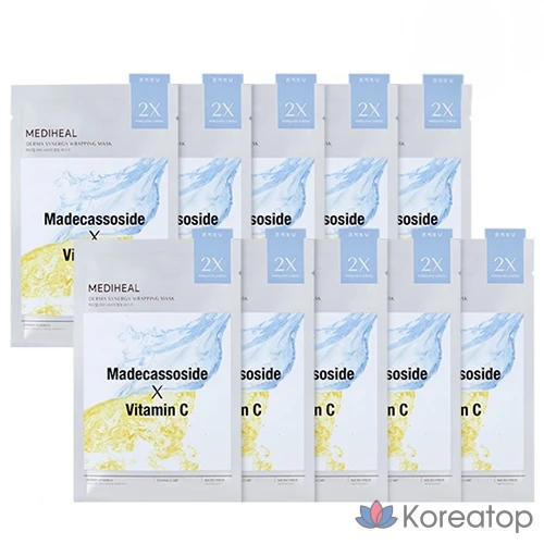 Обертывающая маска-тонизирующая Mediheal Derma Synergy, 10 шт., 1 упаковка