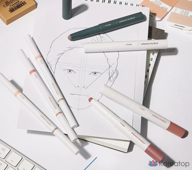 Тени для век Etude House Re-creation Maker, оттенок Cool Time, 1 шт.