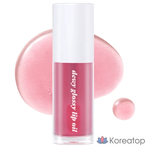 Merge Dewy Glossy Lip Oil, прозрачно-розовый, 3,5 мл, 1 шт.