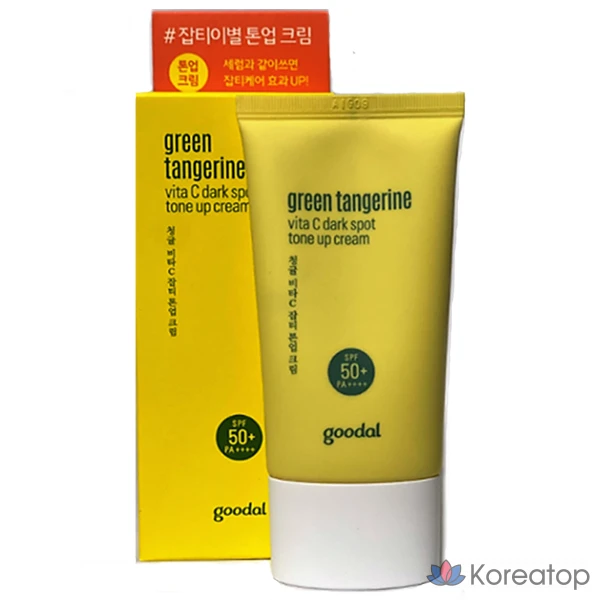Крем для выравнивания тона кожи Goodal Green Tangerine Vita C Blemish Tone-Up Cream 50 мл (SPF50+ PA++++), 1 шт.