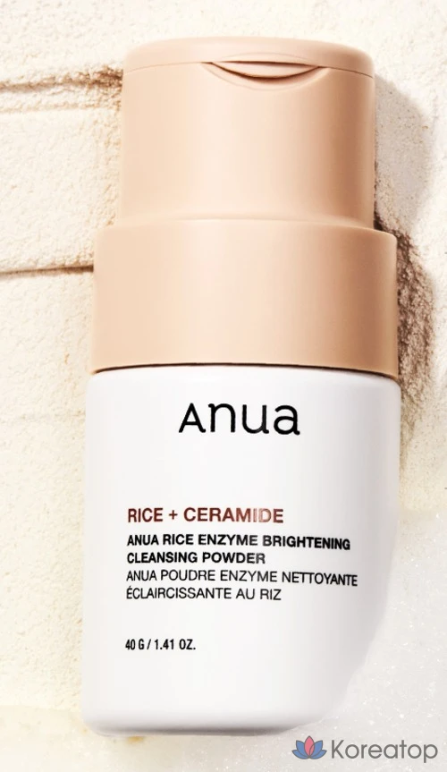 Очищающая энзимная пудра Anua Rice Brightening Enzyme Cleansing Powder, 1 шт., 40 г
