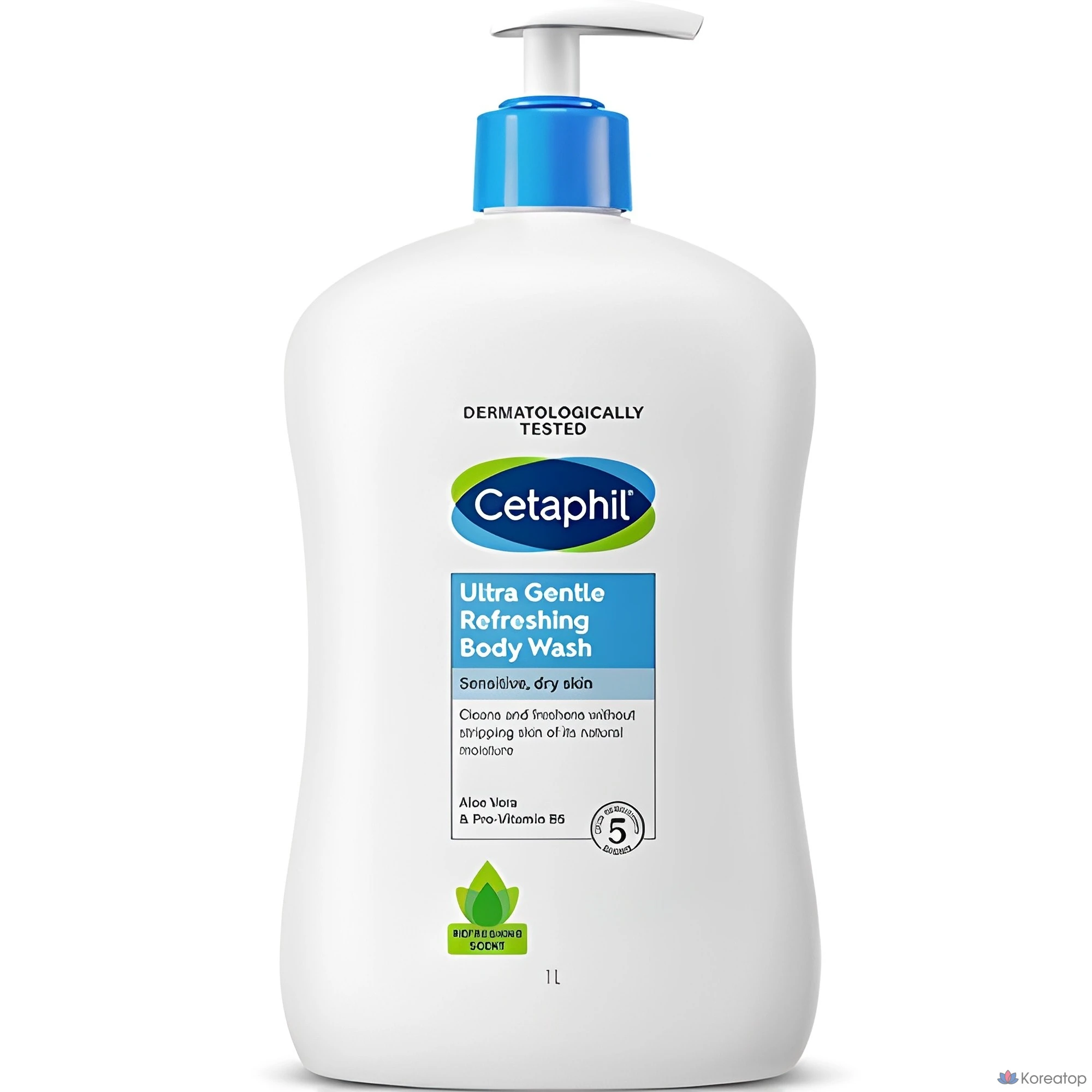 Освежающий гель для душа Cetaphil Ultra Gentle, 1 л, 1 шт.