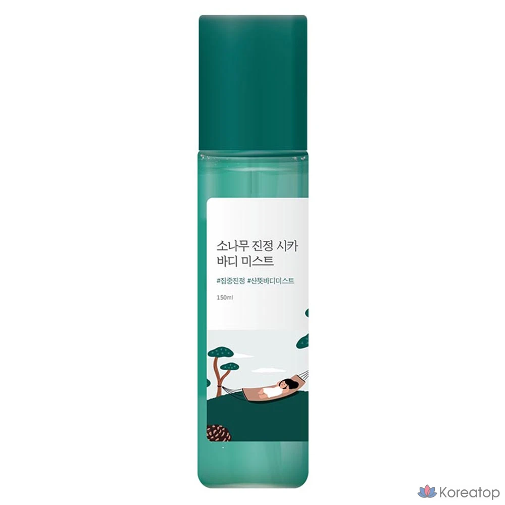 Спрей для тела Round Lab Pine Calming Cica Body Mist, 150 мл, 1 шт.