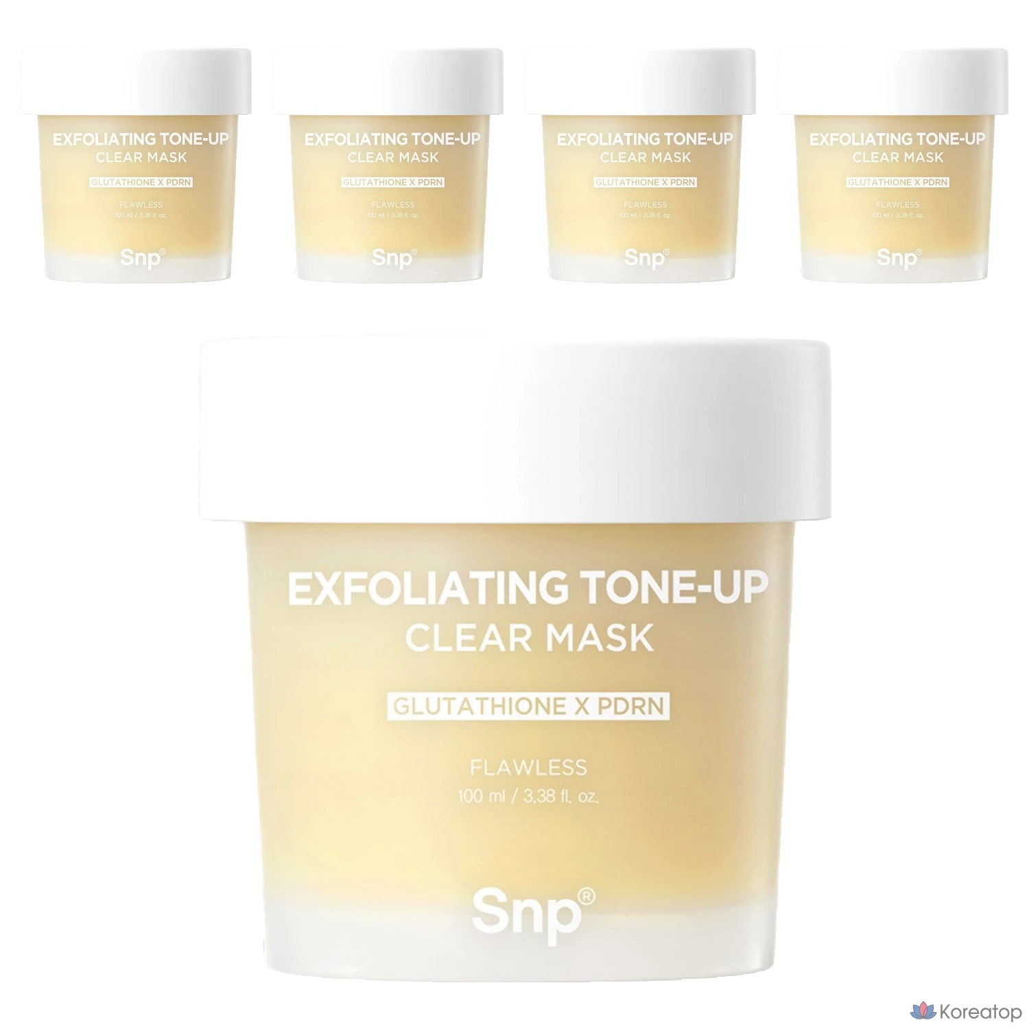 Маска для лица SNP Clear Tone Vitality Mask, 100 мл, 1 упаковка, 5 штук