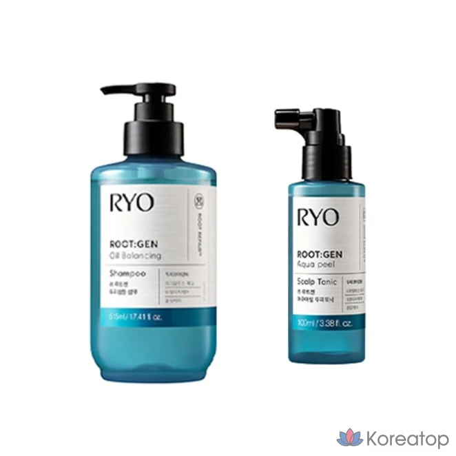 Шампунь для укрепления кожи головы Ryo Rootzen Scalp Core Strengthening Scalp Cleansing Shampoo, 515 мл, 1 флакон.
