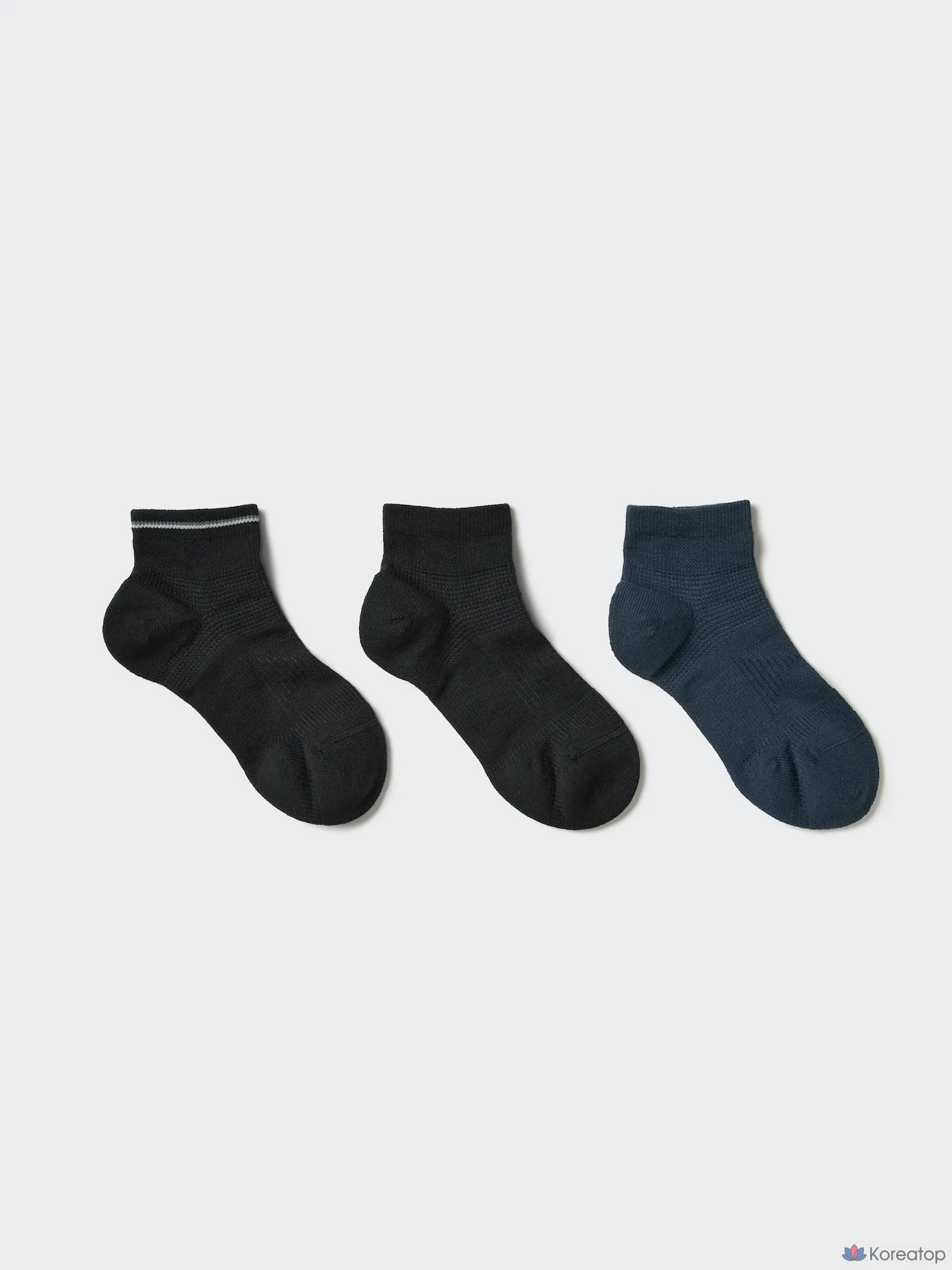Носки короткие Uniqlo Pile Line, 3 пары