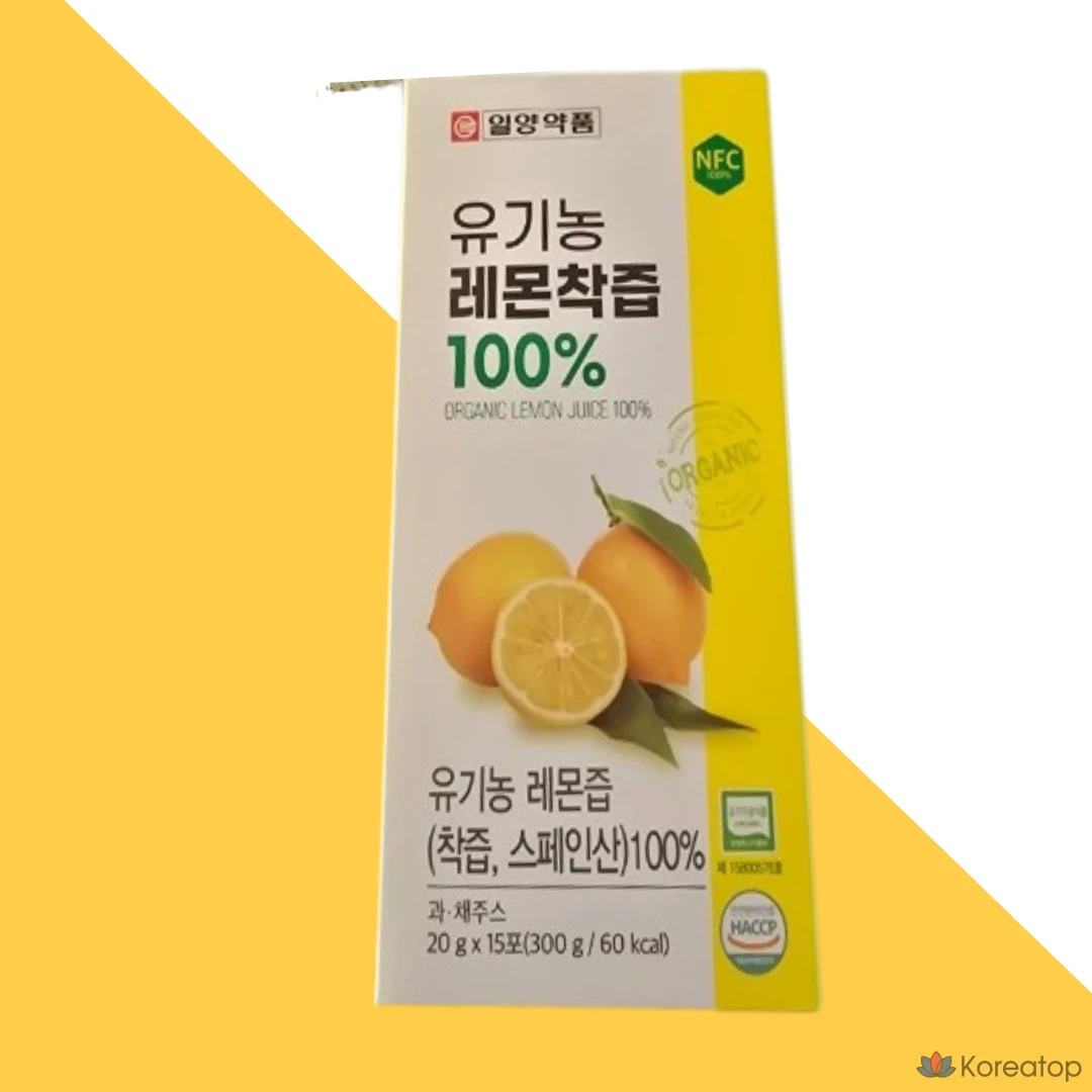Сок Il-Yang Organic Lemon Juice NFC Stick, 20 г, 1 шт.