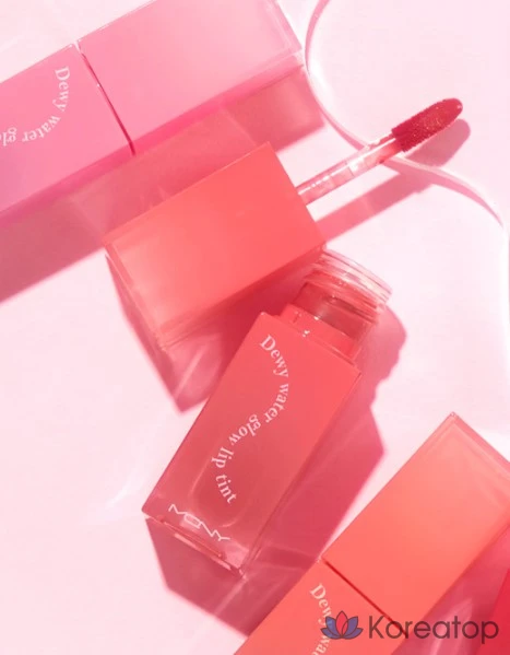 Тинт для губ Mqny New York Dewy Water Glow Tint, оттенок 07 Apricot Chew, 3,5 г, 1 шт., фото 4