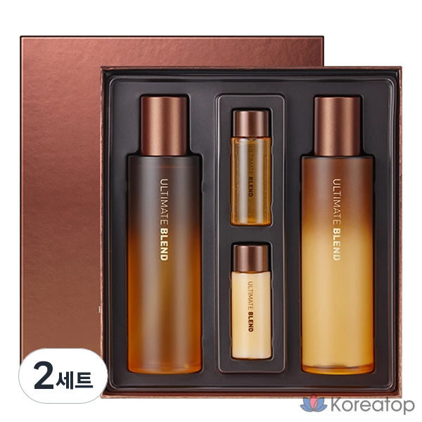 Набор из 2 комплектов: тоник для лица Tony Moly Ultimate Blend Black Propolis 3.3 Water Glow Toner 140 мл + 20 мл + эмульсия 140 мл + 20 мл.