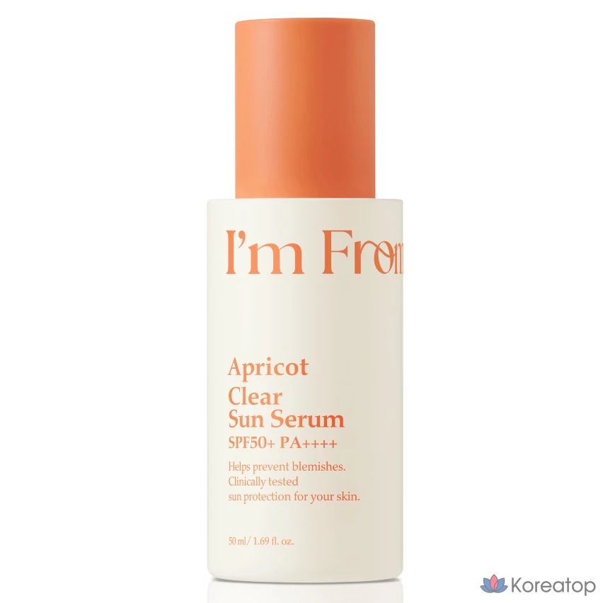 Солнцезащитная сыворотка I'm From Apricot Clear Sun Serum, 1 шт., 50 мл