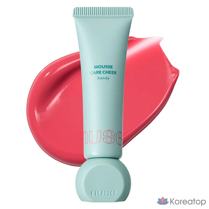Румяна nuse Mousse Care Cheek Handy Blusher, 10 мл, оттенок 04 Apple, 1 шт.