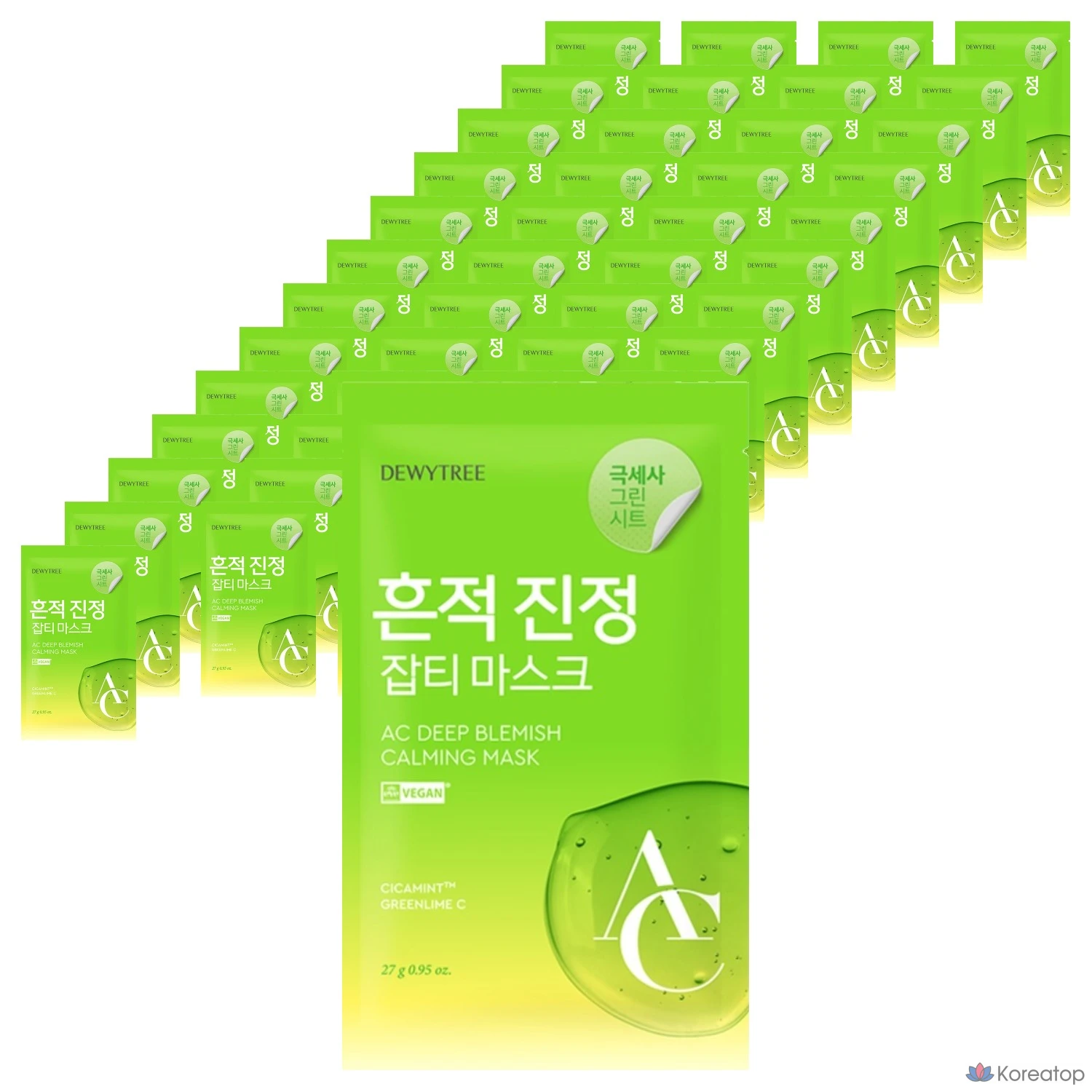 Тканевая маска для лица Dewytree AC Deep Scar Calming Mask, 50 шт.