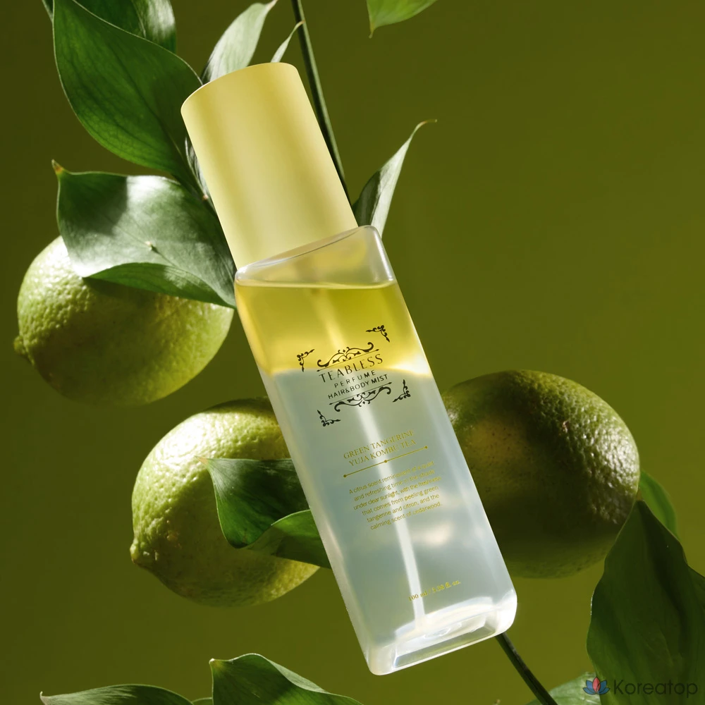 Парфюмированный спрей для волос и тела TEABLESS Combuti Green Tangerine Yuzu, 1 шт., 100 мл