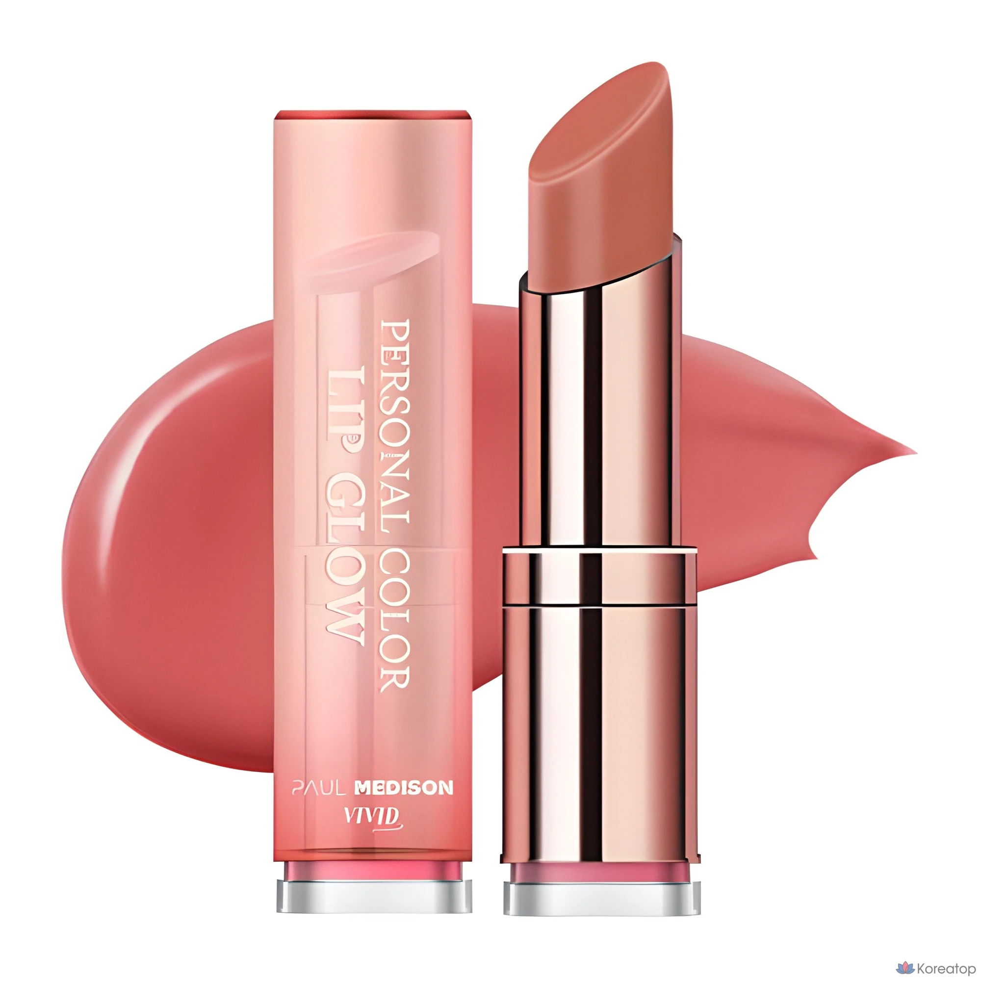 Помада PAUL MEDISON Vivid Personal Color Lip Glow, оттенок «Розовое дерево», 3 г, 1 шт.