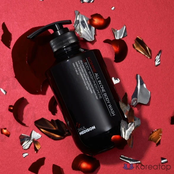 Гель для душа PAUL MEDISON Homme All-in-One с ароматом феромонов, 510 мл, 1 комплект.