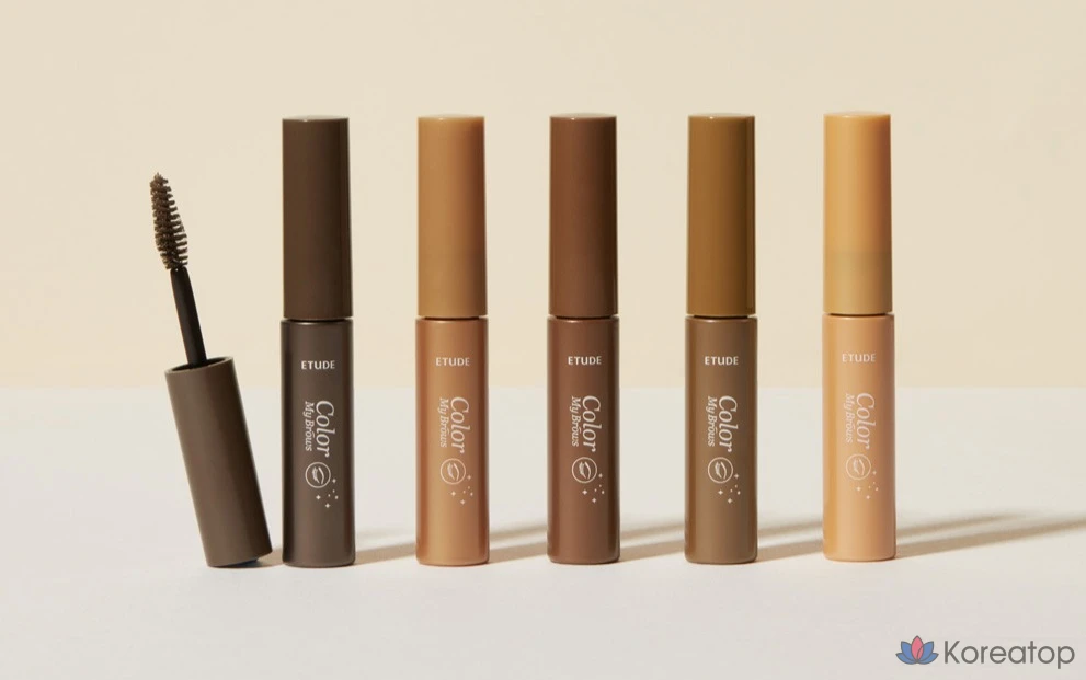 Набор Etude House Pure False Brow Cara 4,5 г + 9 г, № 4, натуральный коричневый, 1 шт.