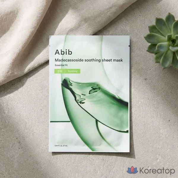 Маска для лица Essential Fit Sheet Mask Madecassoside, 10 листов