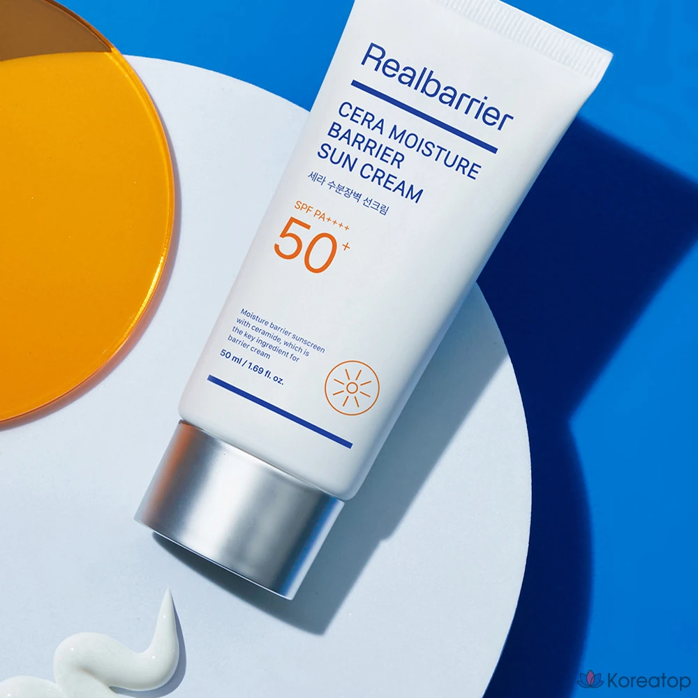 Солнцезащитный крем Real Barrier Cera Moisture Barrier Sunscreen SPF 50+ PA++++, 50 мл, 1 шт.