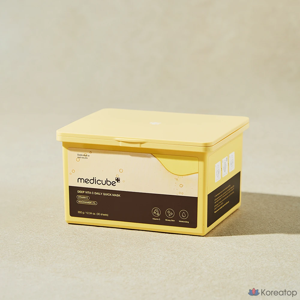 Medicube Deep Vita C Daily Quick Mask, 30 штук, 3 упаковки, фото 3