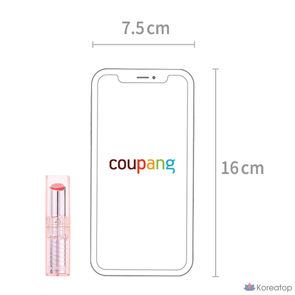 Бальзам для губ AMUSE Dew Lip Balm, оттенок 02 Peach Balm, 3.2 г, 1 шт.